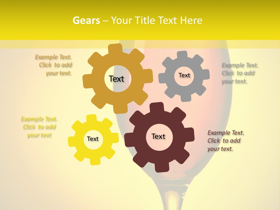 Golden White Pub PowerPoint Template