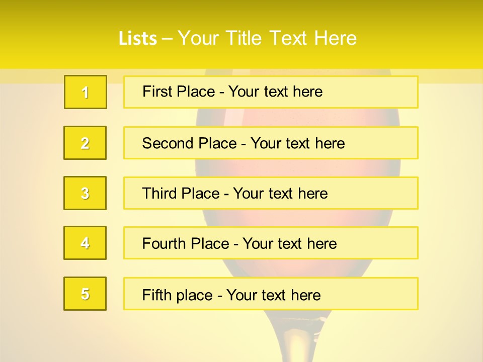 Golden White Pub PowerPoint Template