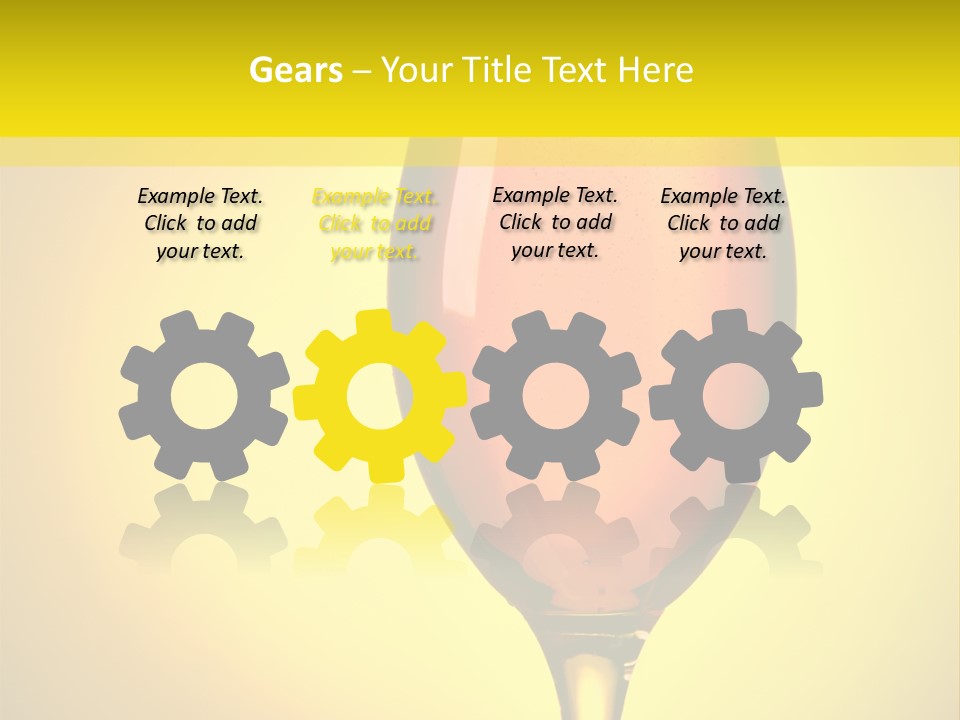 Golden White Pub PowerPoint Template