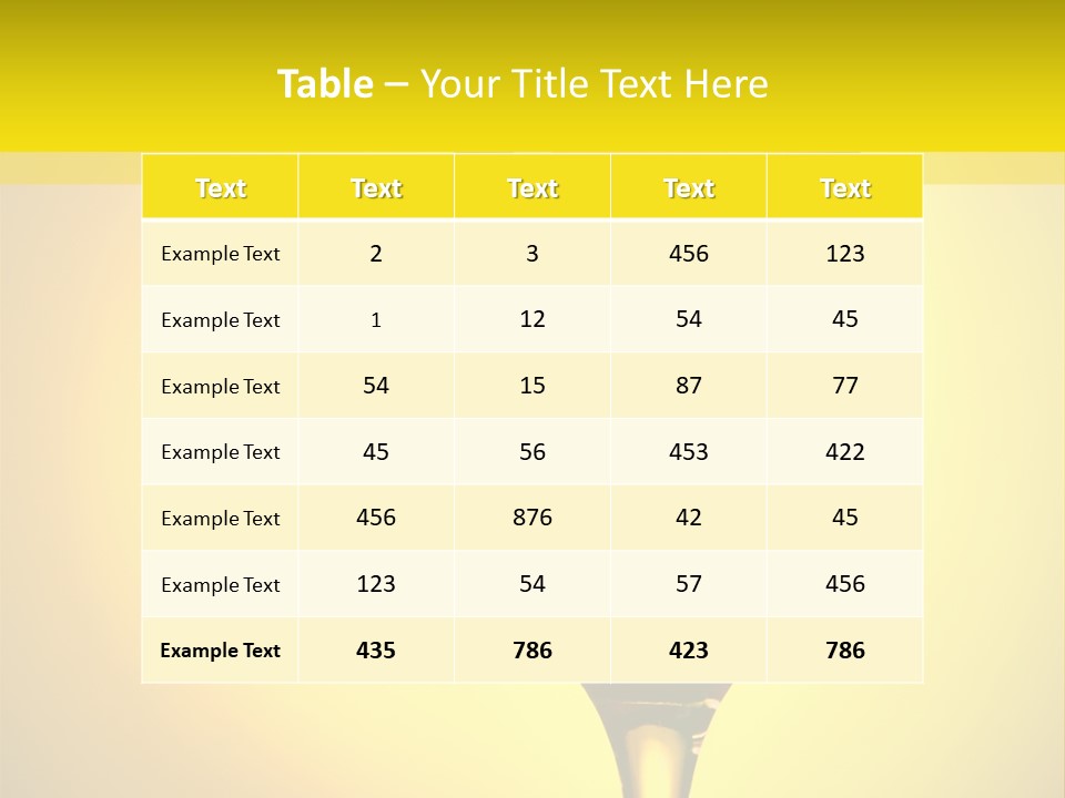 Golden White Pub PowerPoint Template