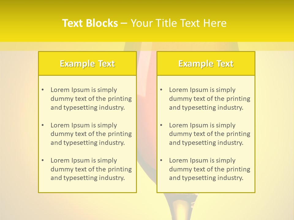Golden White Pub PowerPoint Template