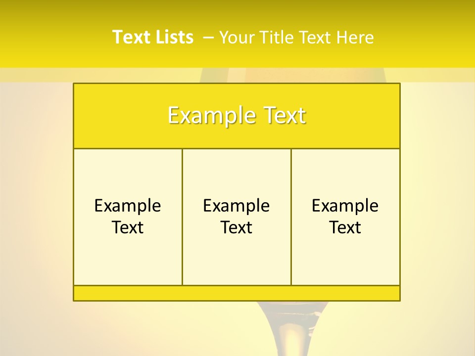 Golden White Pub PowerPoint Template
