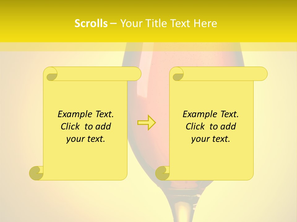 Golden White Pub PowerPoint Template