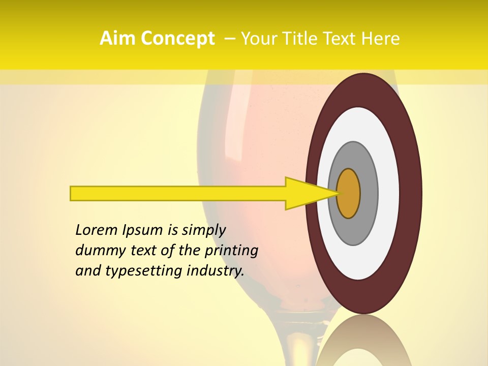 Golden White Pub PowerPoint Template