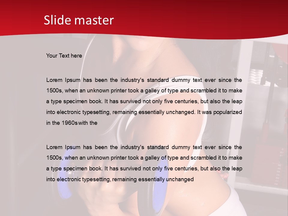 Legs Woman Fatness PowerPoint Template