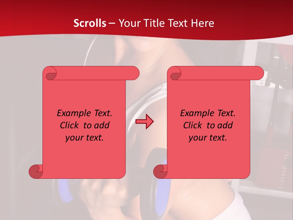 Legs Woman Fatness PowerPoint Template