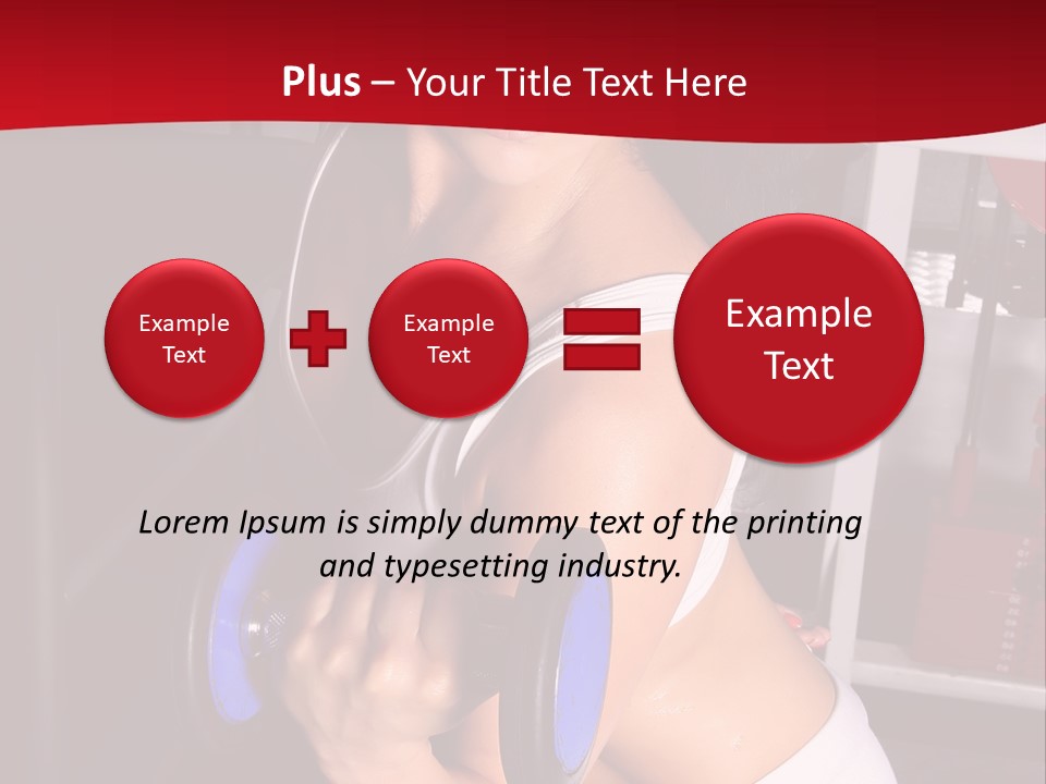 Legs Woman Fatness PowerPoint Template