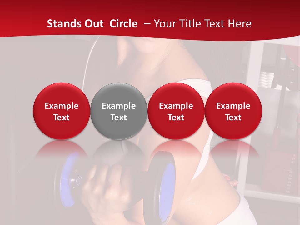 Legs Woman Fatness PowerPoint Template