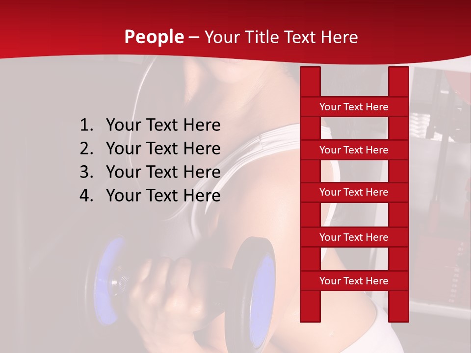 Legs Woman Fatness PowerPoint Template