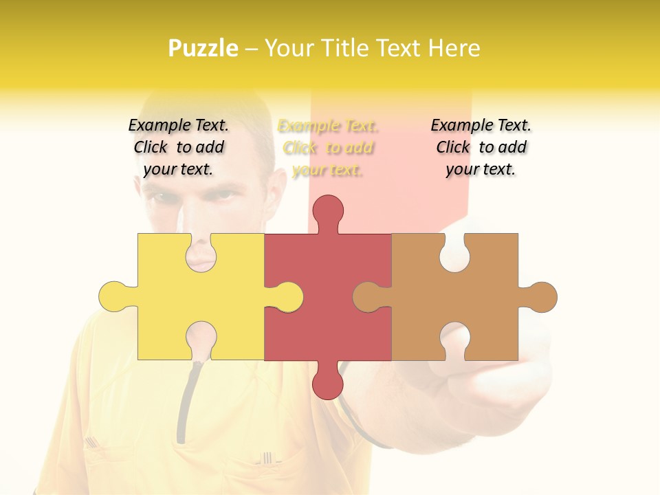 Game Man Win PowerPoint Template