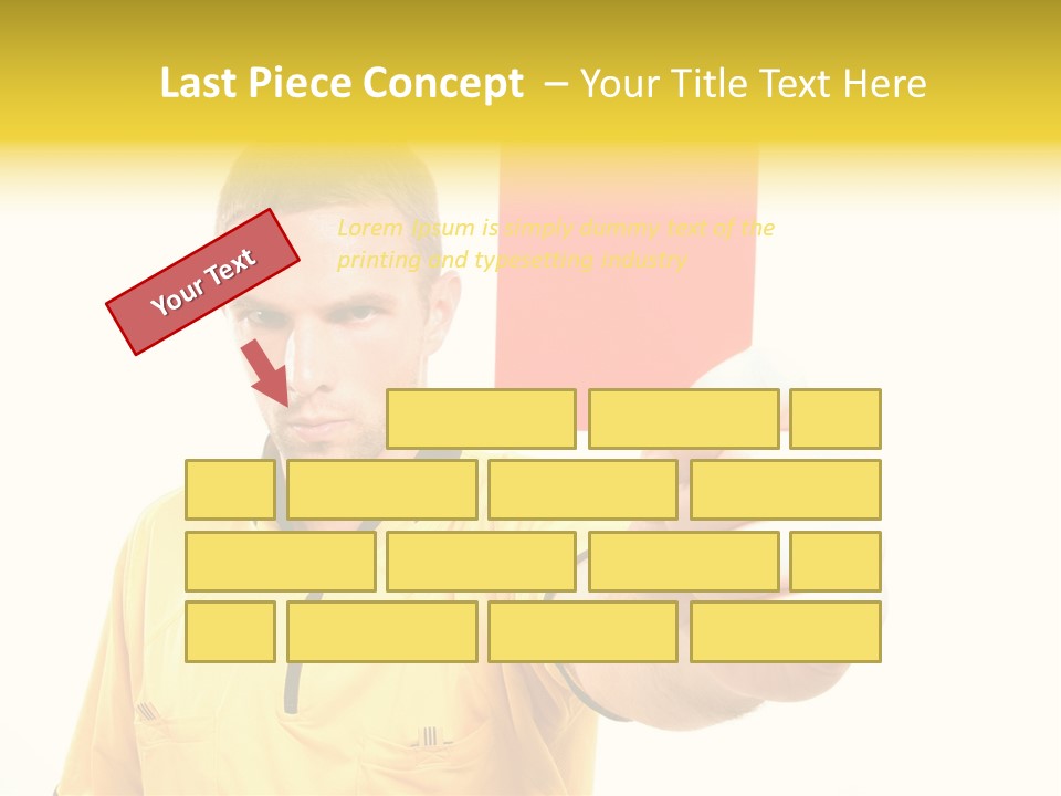 Game Man Win PowerPoint Template