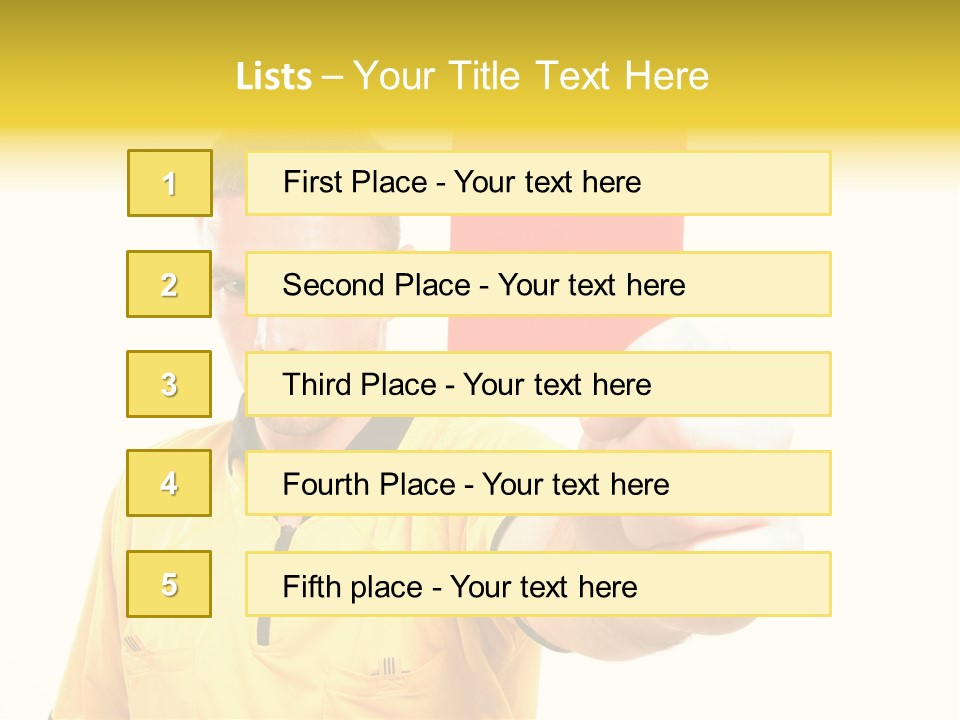 Game Man Win PowerPoint Template
