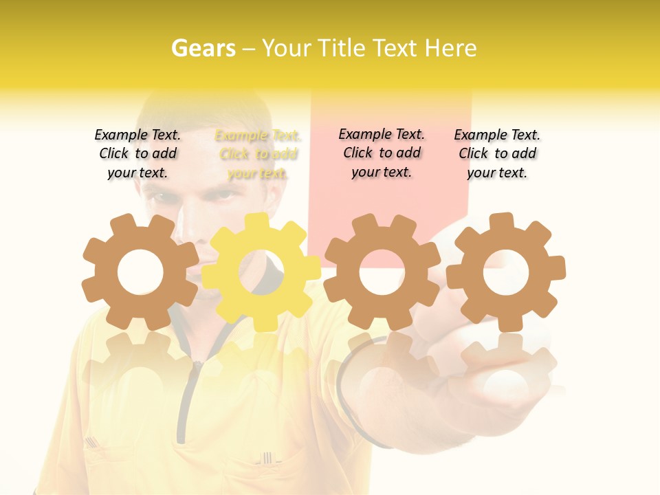 Game Man Win PowerPoint Template