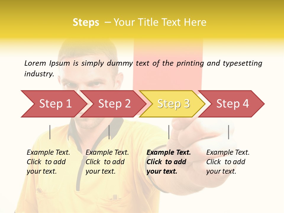 Game Man Win PowerPoint Template
