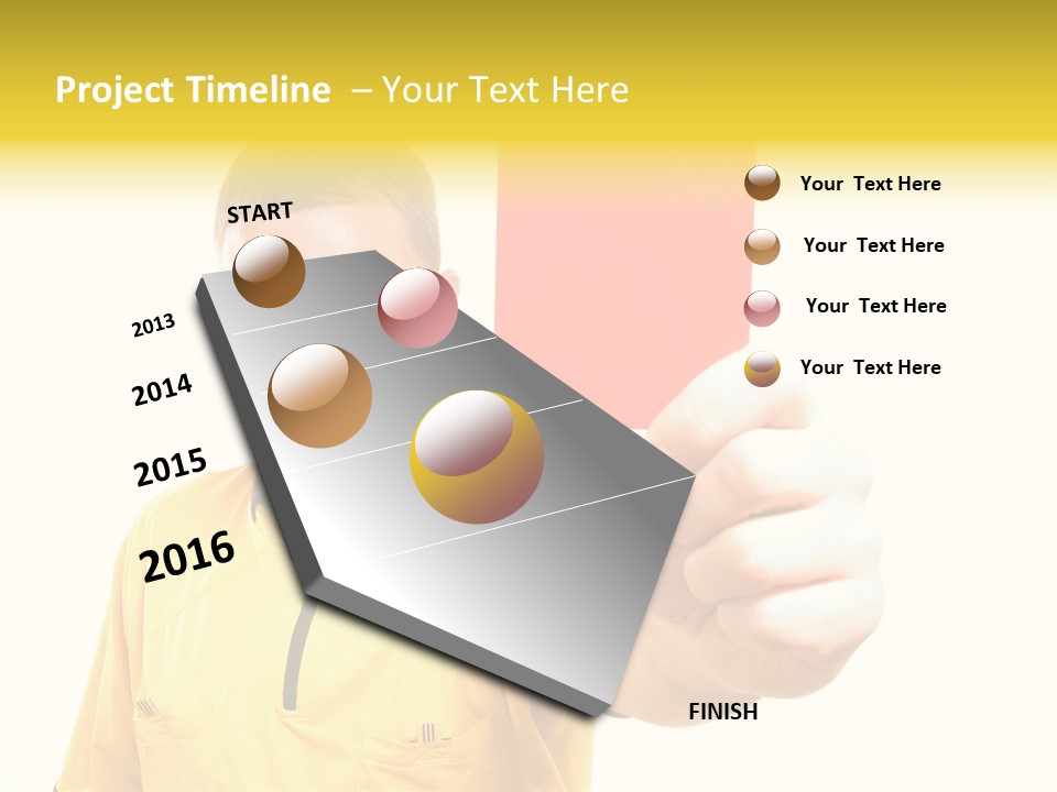 Game Man Win PowerPoint Template