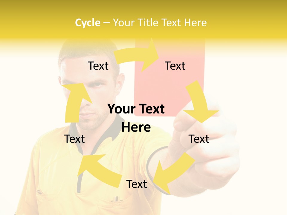 Game Man Win PowerPoint Template