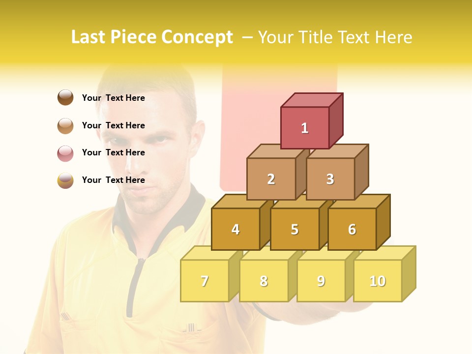 Game Man Win PowerPoint Template