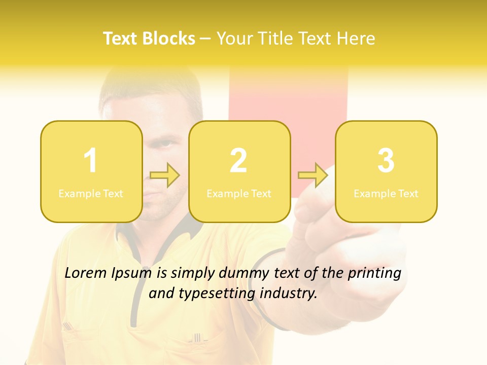 Game Man Win PowerPoint Template