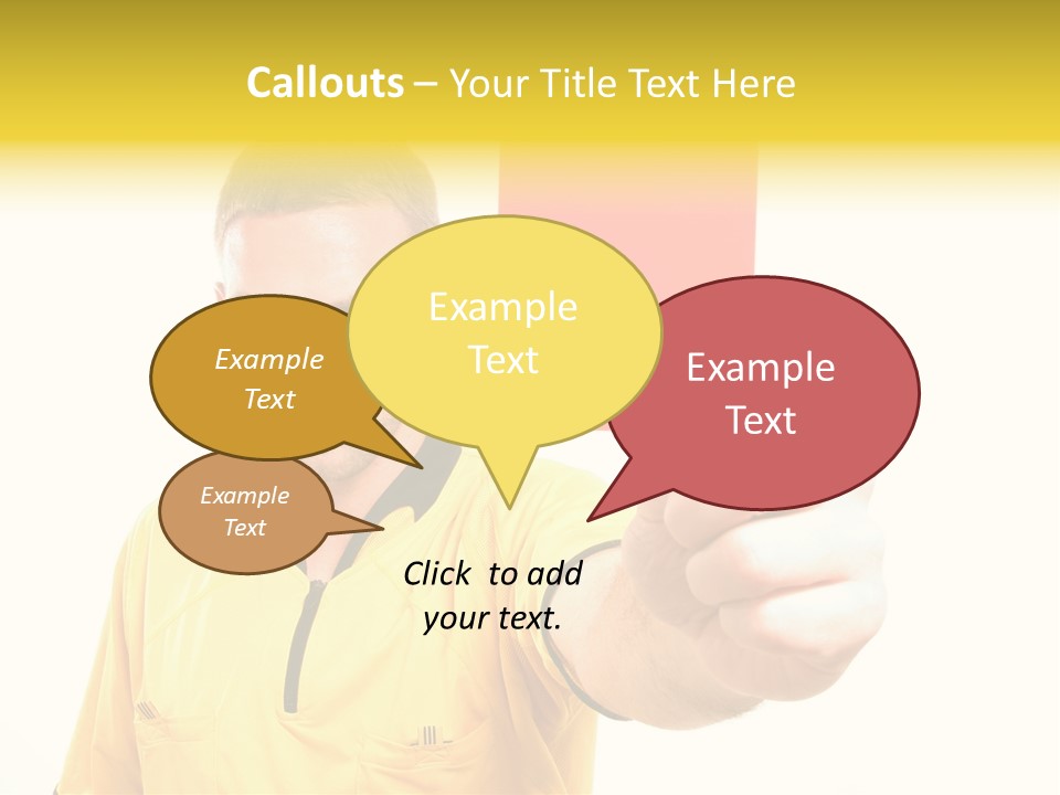 Game Man Win PowerPoint Template