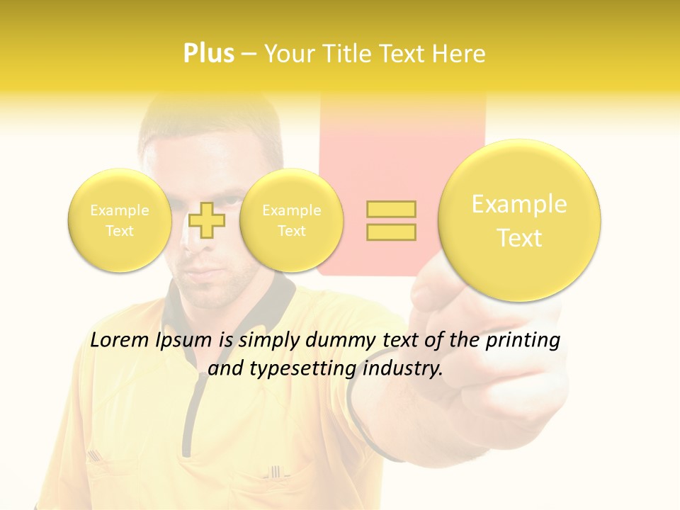 Game Man Win PowerPoint Template