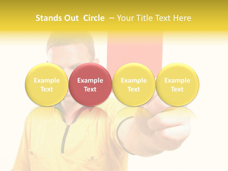 Game Man Win PowerPoint Template