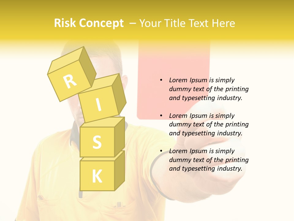 Game Man Win PowerPoint Template