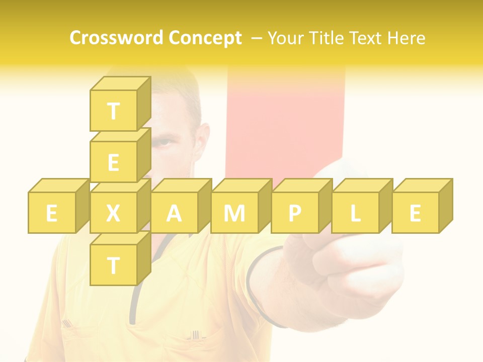 Game Man Win PowerPoint Template