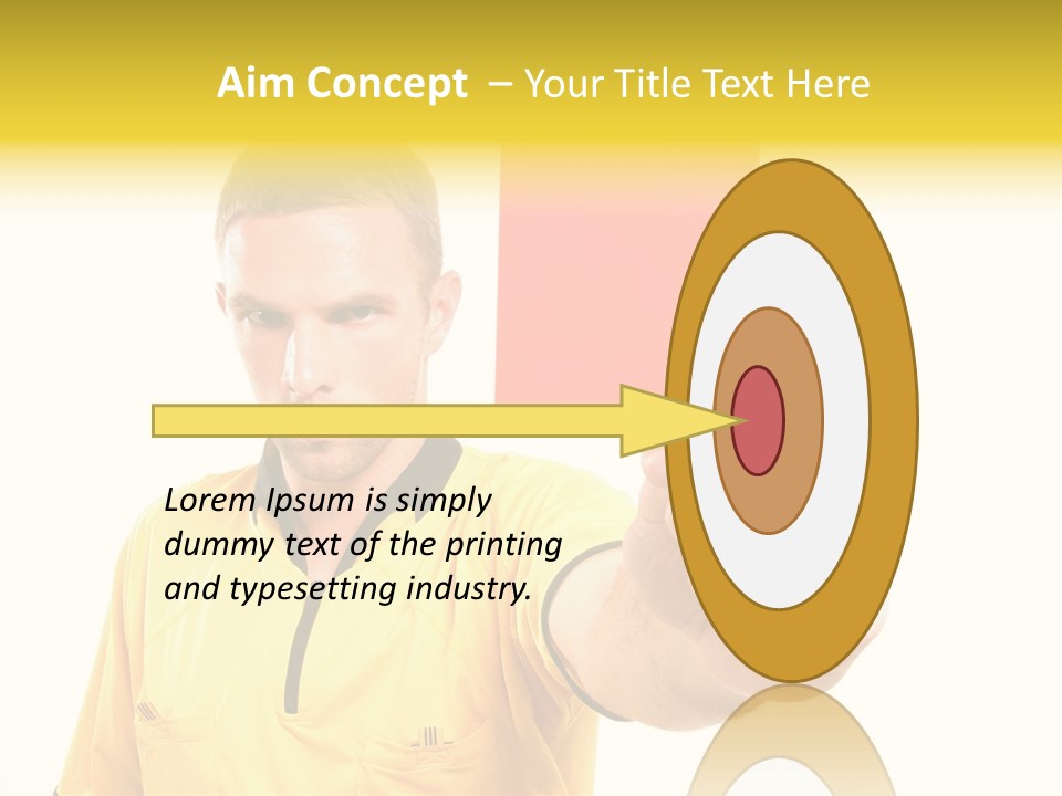 Game Man Win PowerPoint Template