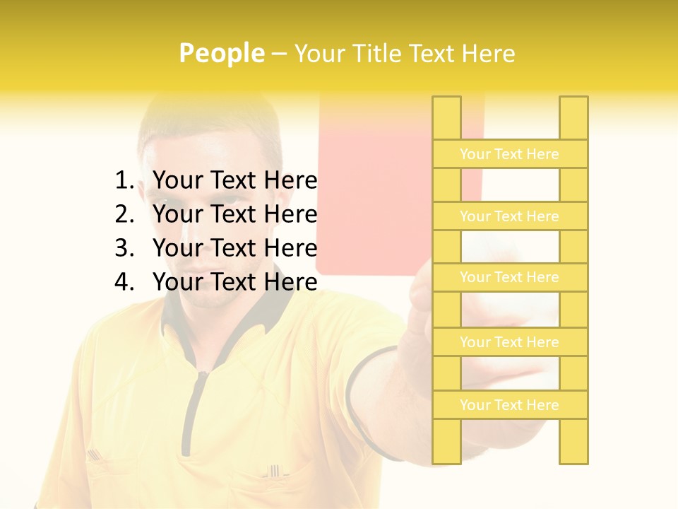 Game Man Win PowerPoint Template