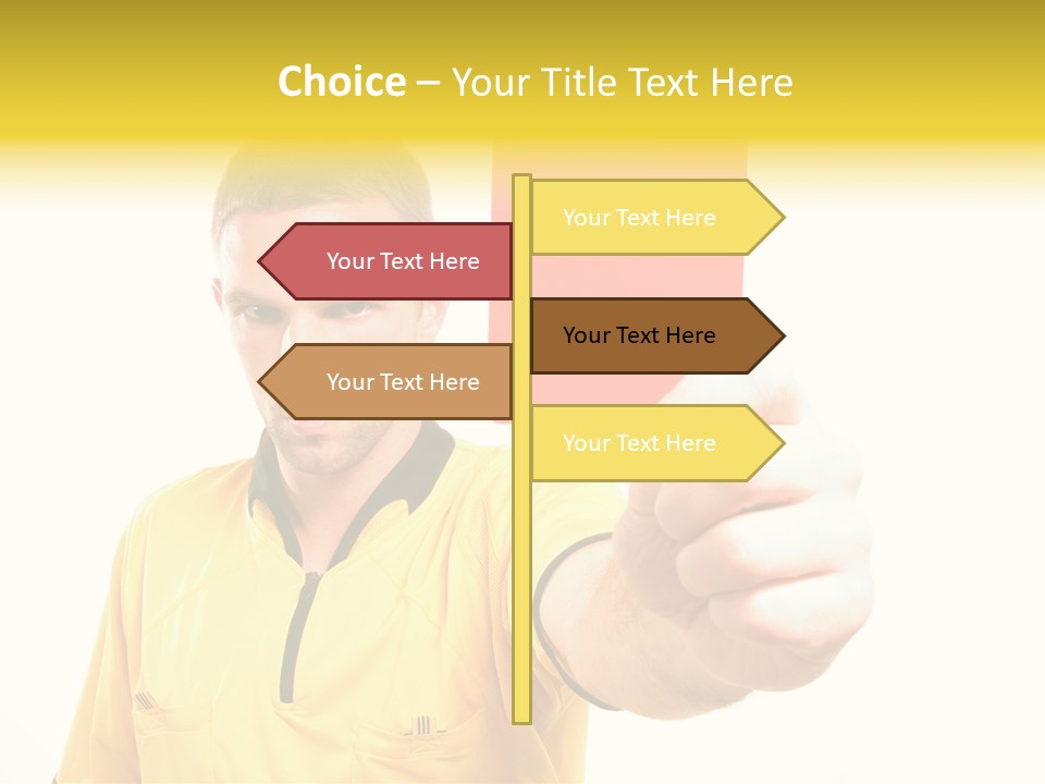 Game Man Win PowerPoint Template
