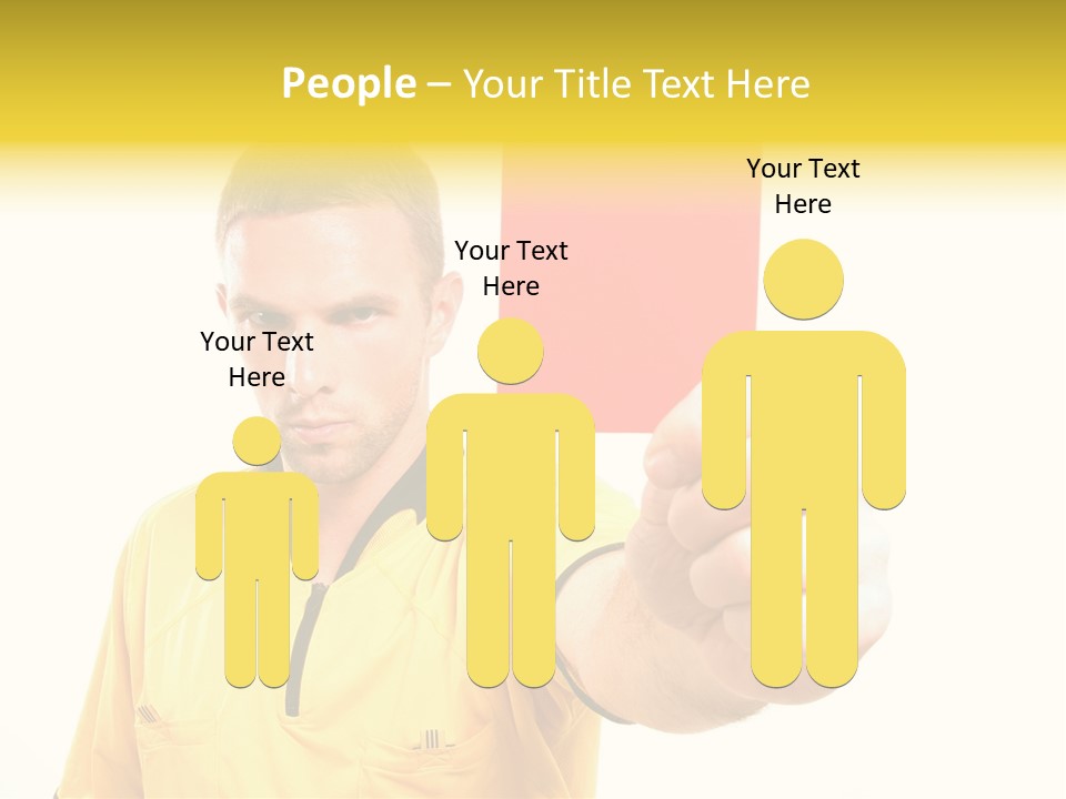 Game Man Win PowerPoint Template