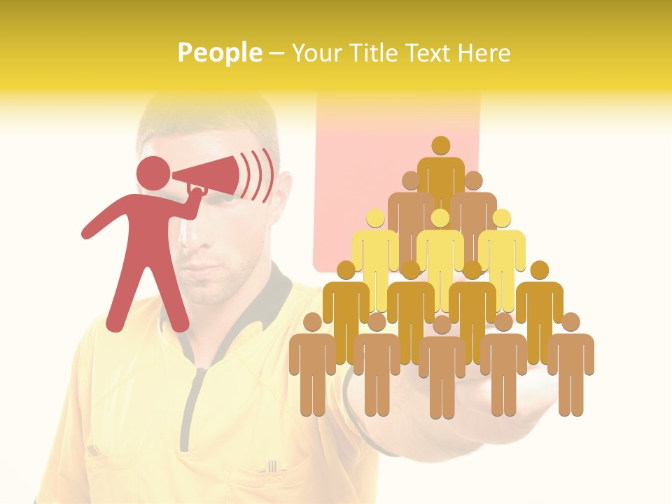 Game Man Win PowerPoint Template