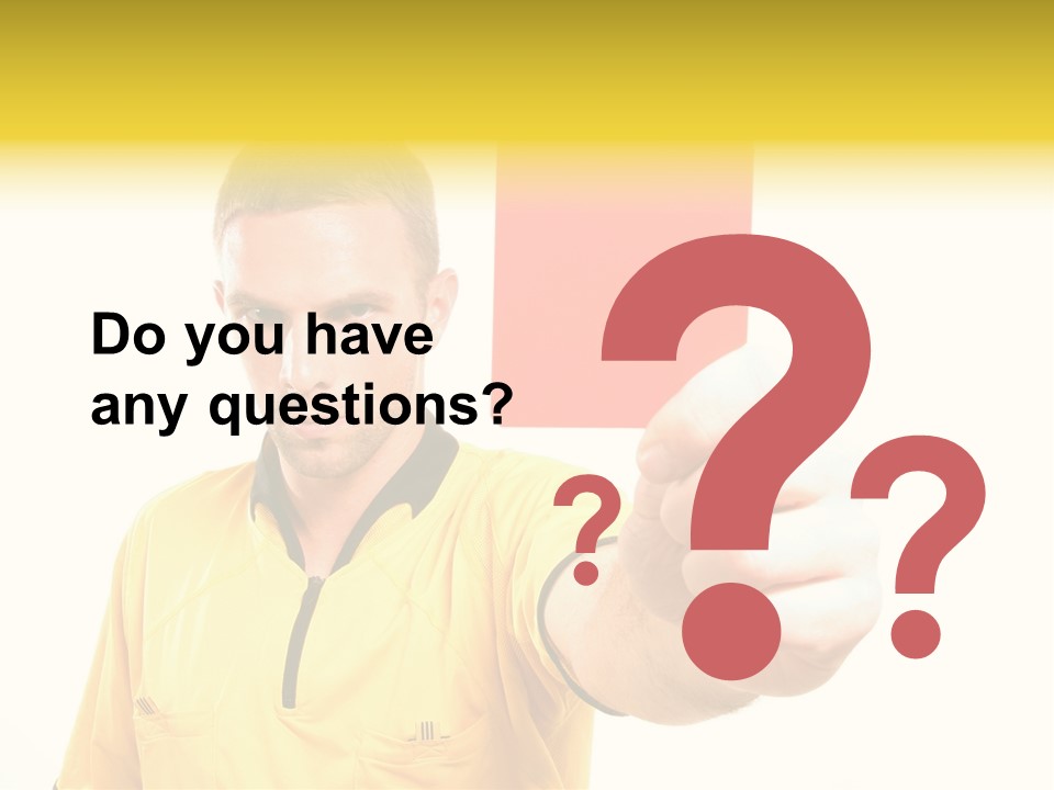 Game Man Win PowerPoint Template