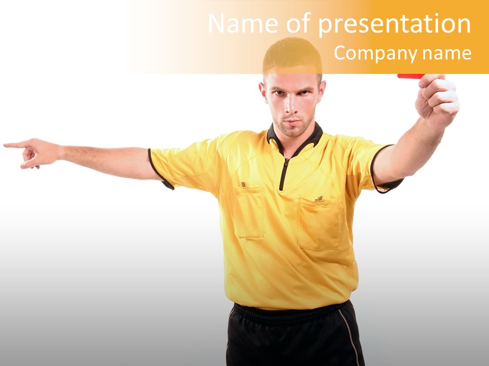 Soccer Symbol Concept PowerPoint Template