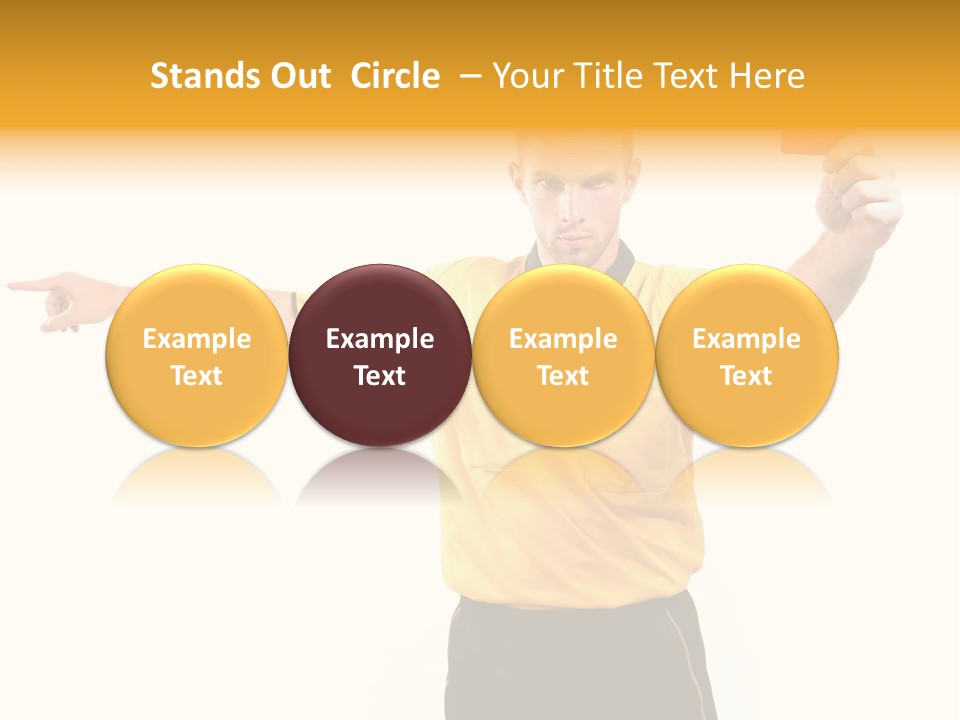 Soccer Symbol Concept PowerPoint Template