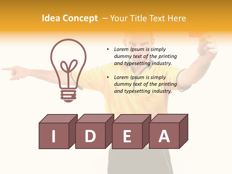 Soccer Symbol Concept PowerPoint Template
