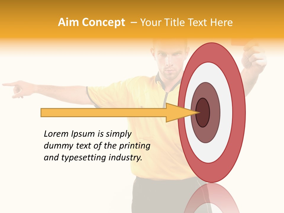 Soccer Symbol Concept PowerPoint Template