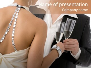 Portrait Event Drinking PowerPoint Template