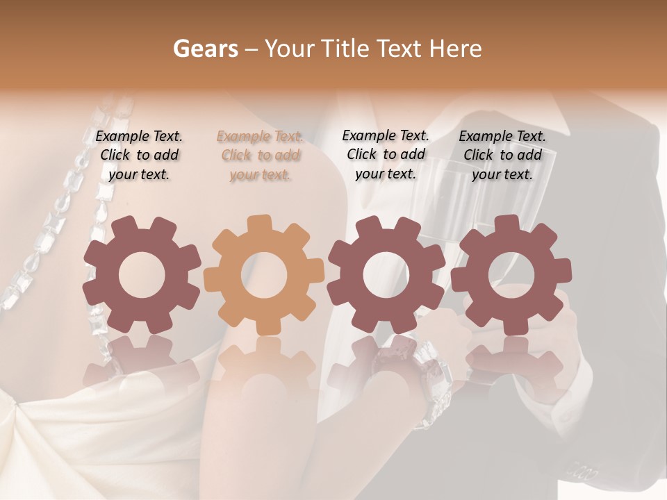 Portrait Event Drinking PowerPoint Template