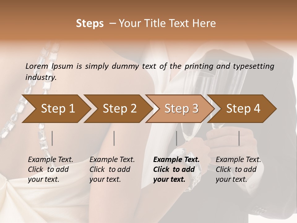 Portrait Event Drinking PowerPoint Template