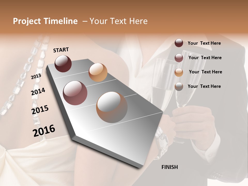 Portrait Event Drinking PowerPoint Template