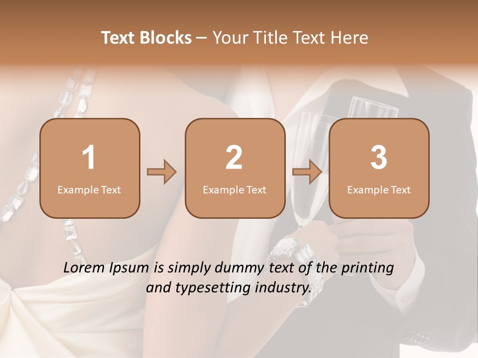 Portrait Event Drinking PowerPoint Template