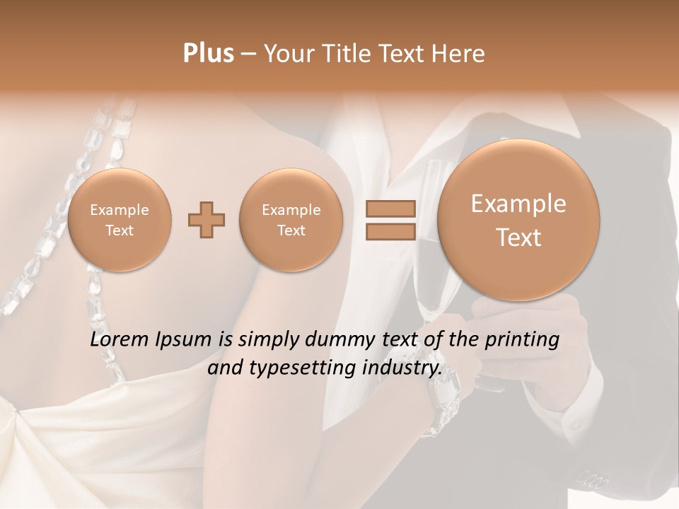 Portrait Event Drinking PowerPoint Template