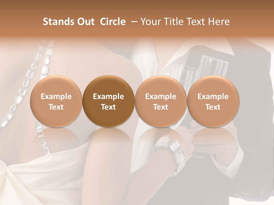 Portrait Event Drinking PowerPoint Template