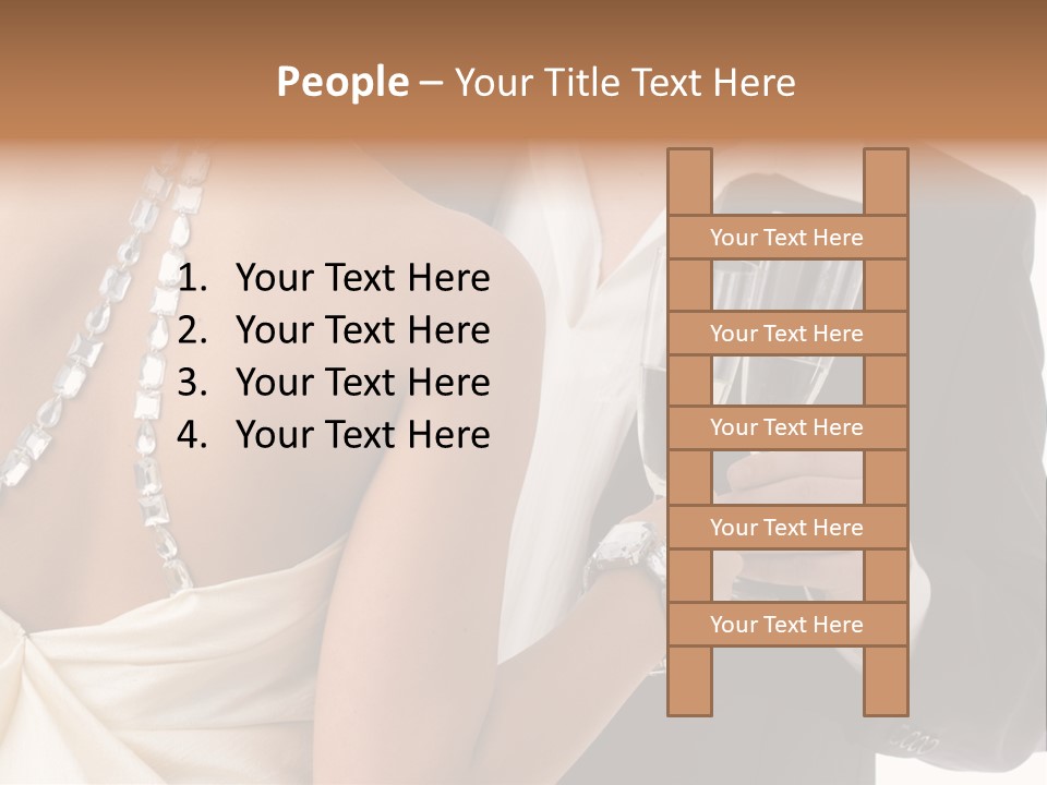 Portrait Event Drinking PowerPoint Template