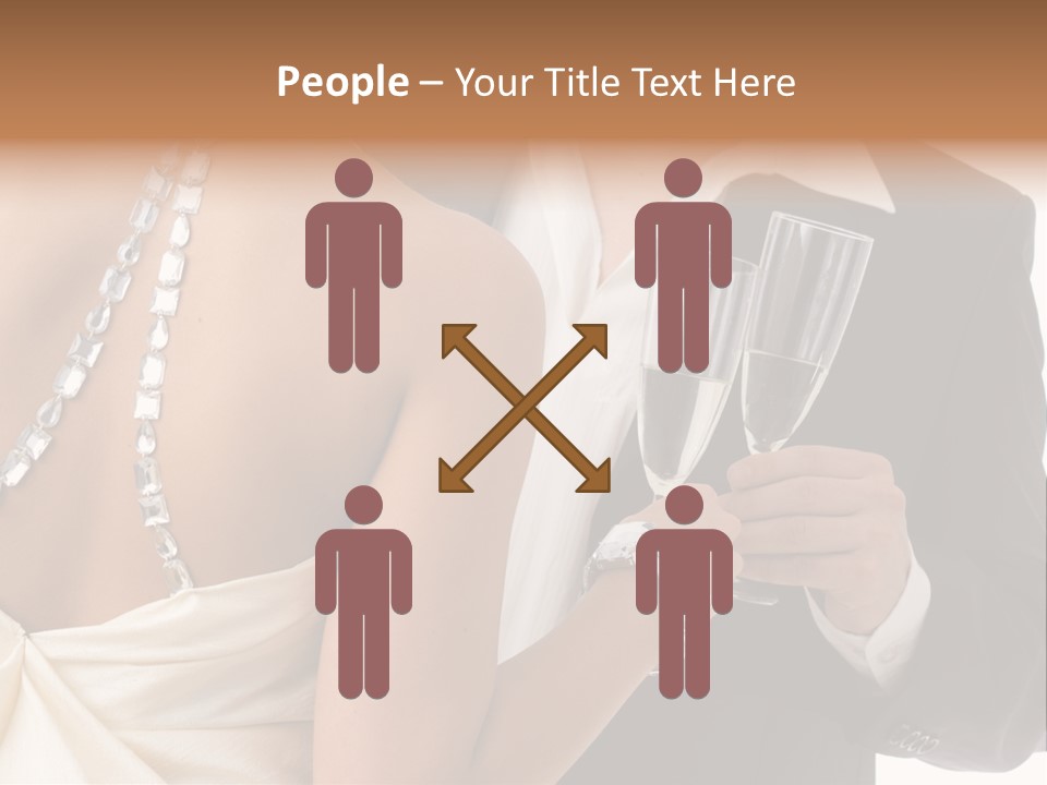 Portrait Event Drinking PowerPoint Template