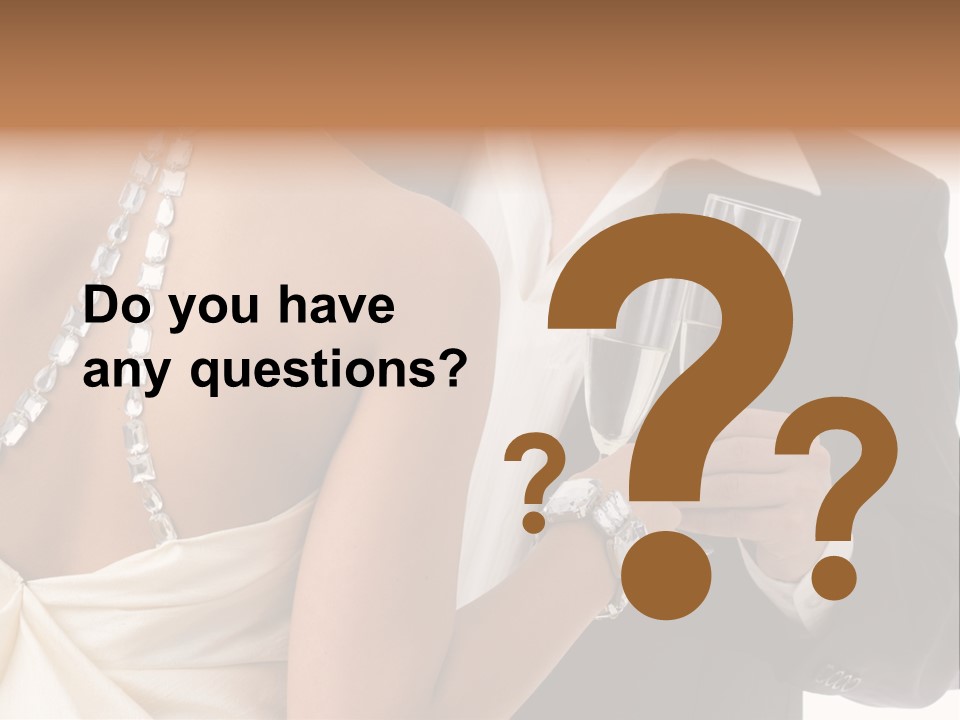 Portrait Event Drinking PowerPoint Template