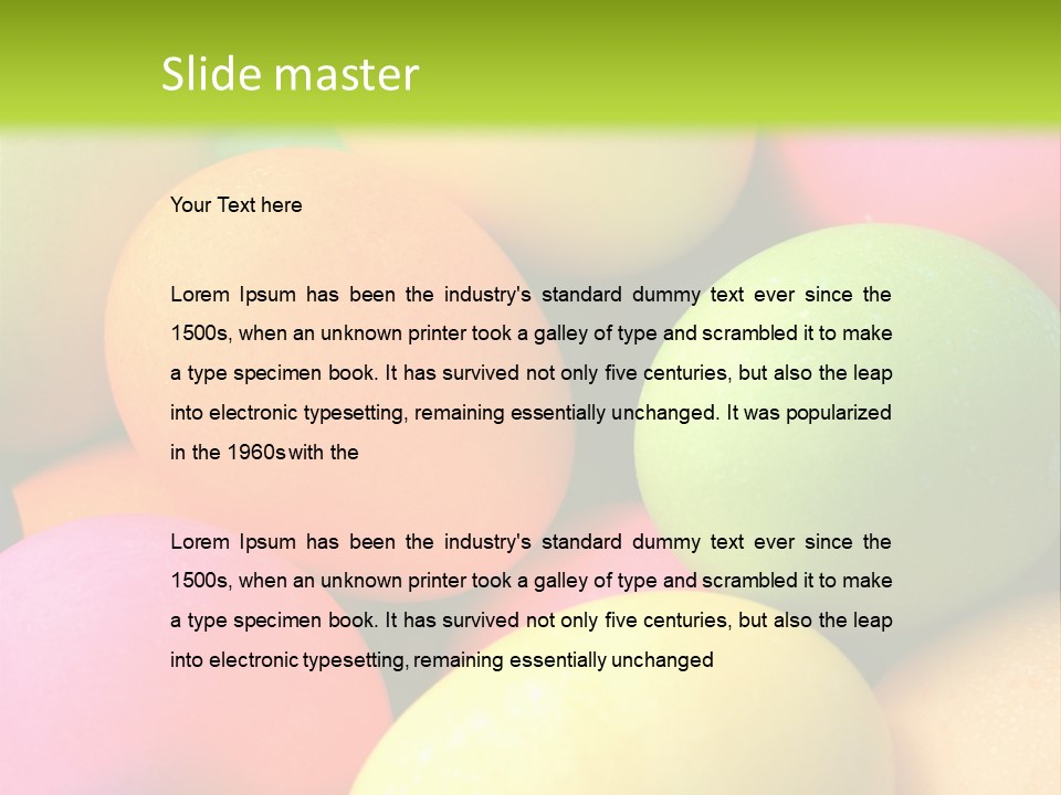 Dyed Texture Hard PowerPoint Template