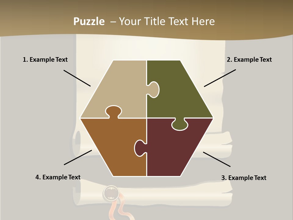 Manuscript Currency Background PowerPoint Template