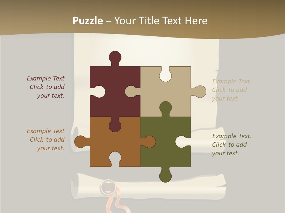 Manuscript Currency Background PowerPoint Template